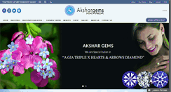 Desktop Screenshot of akshargems.com